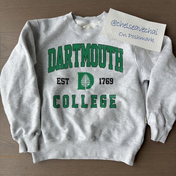 Vintage Dartmouth College Sweatshirt, 1769  Dartmouth College Shirt tee - Picture 1 of 2